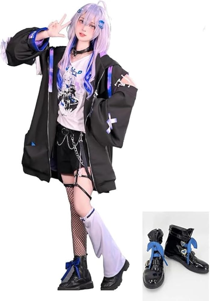 Amazon.co.jp: [小さな店] VTuber 天音かなたコスプレ衣装 ＋ウィッグ