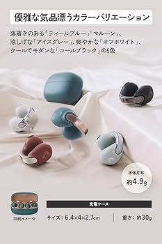 Amazon.co.jp: JVCケンウッド Victor HA-NP1T-B ワイヤレスイヤホン