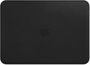 Amazon.com: Apple Leather Sleeve (for 12-inch MacBook) - Black