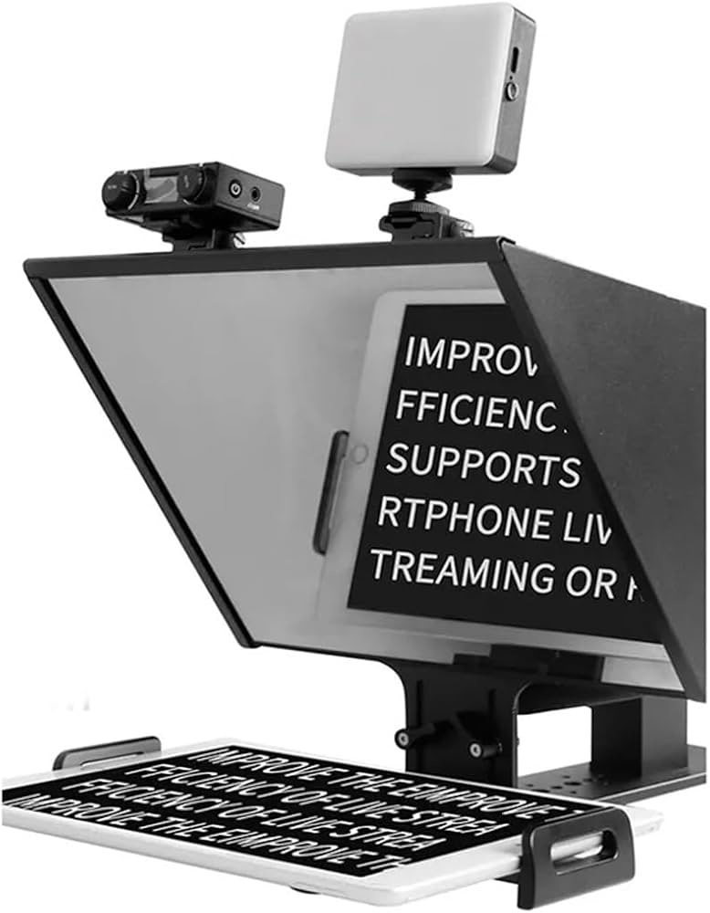 Amazon | テレプロンプター テレプロンプター 13 インチ ポータブル 13