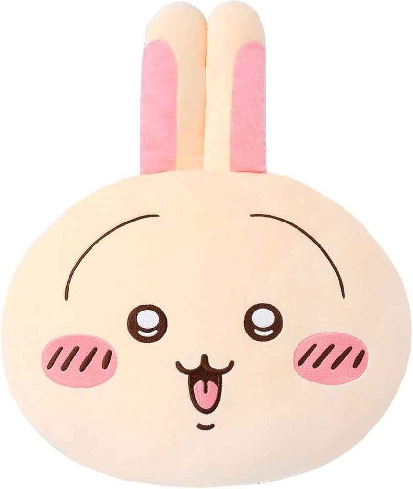 Amazon.co.jp: ちいかわ うさぎだらけくじ B賞 フェイスクッション