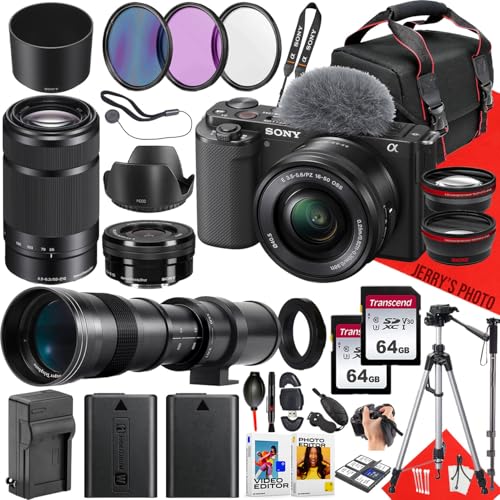 Amazon | Sony ZV-E10 ミラーレスカメラ Sony E PZ 16-50mm F/3.5-5.6