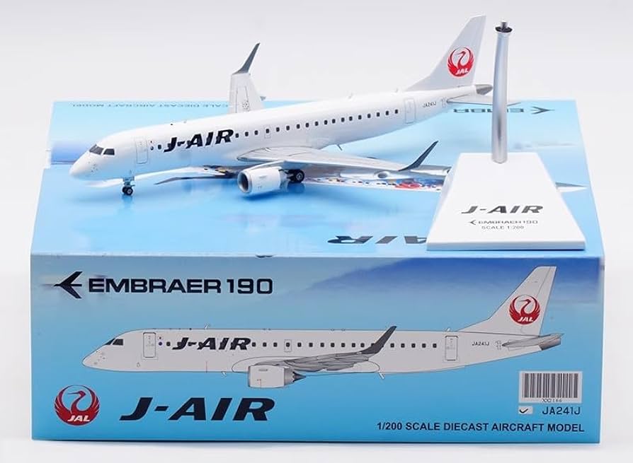 Amazon | JC Wings 1:200 XX2166 J-Air Embraer ERJ-190STD JA241J