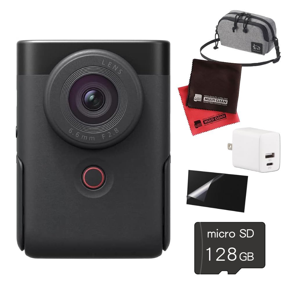 Amazon | キヤノン vlogカメラ ビデオカメラ PowerShot V10 ブラック