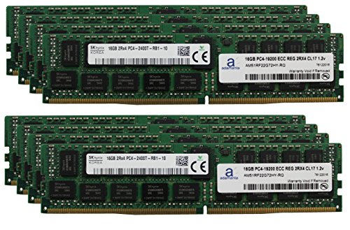 Samsung製 DDR4 32GB 4枚 128GB ECC サーバ用 1枚で「32GB」なメモリを