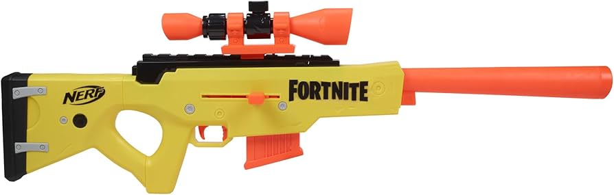 Amazon.com: Nerf Fortnite BASR-L Bolt Action, Clip Fed Blaster