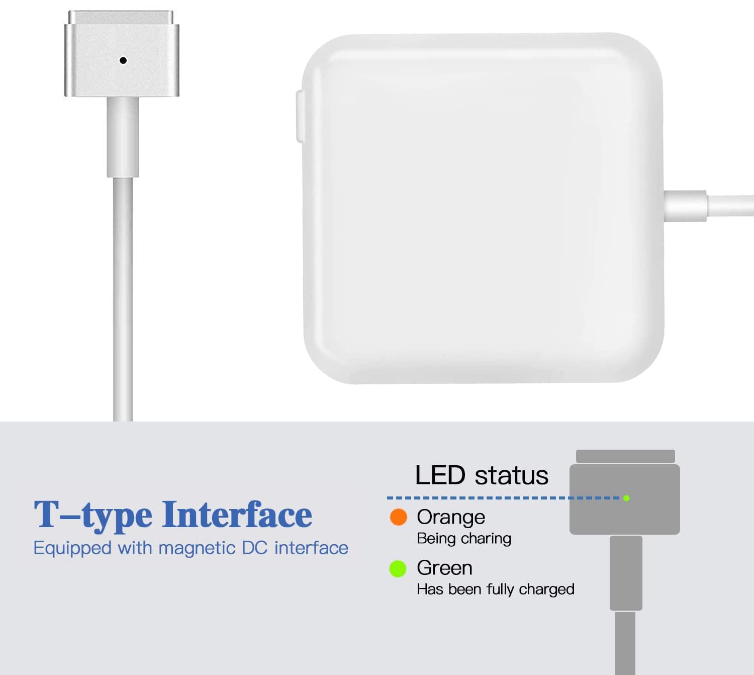 Amazon.com: Mac Book Air Charger, Replacement AC 45W T-tip Power