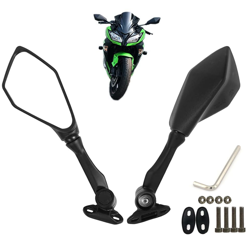 Amazon | バイクミラー NINJA適用 適合Ninja 250 ZX 6R 636 300R EX300