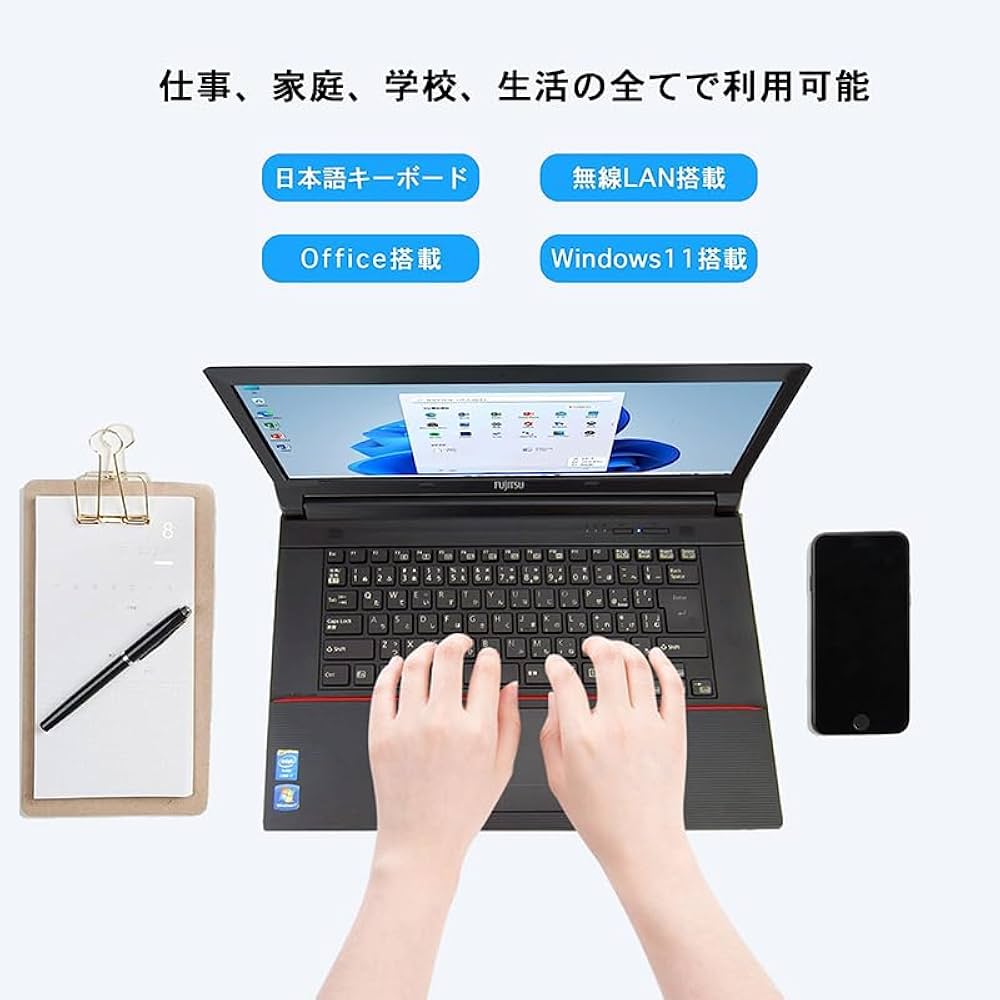 Amazon.co.jp: Fujitsu Laptop A553/Office 2019/Windows 11/15.6 Type