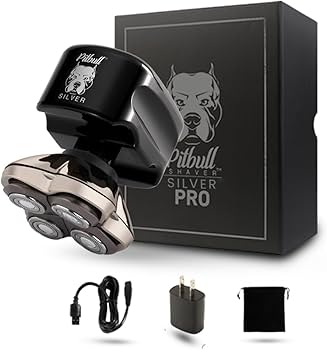Amazon | スキンヘッド用シェーバー Skull Shaver Pitbull Silver PRO