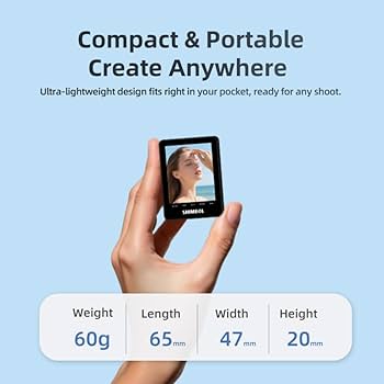 Amazon.co.jp: SHIMBOL Vlogセルフィーモニター画面 CP5 Mini 2 iPhone