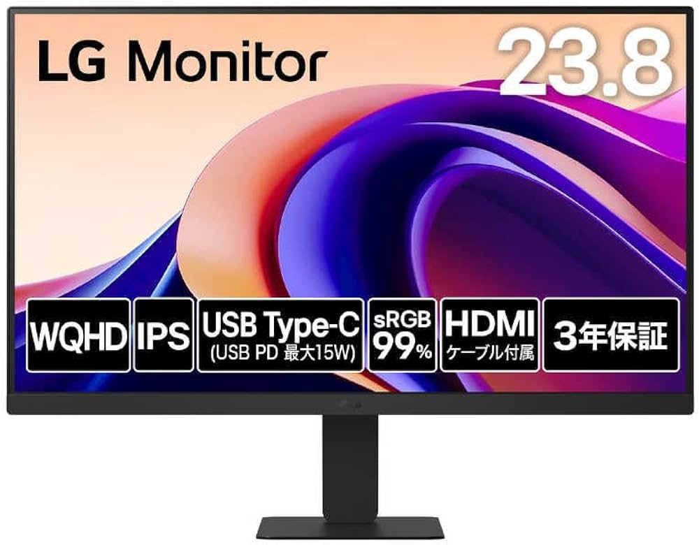 Amazon.co.jp: LG モニター ディスプレイ 24U631A-B 23.8インチ/WQHD