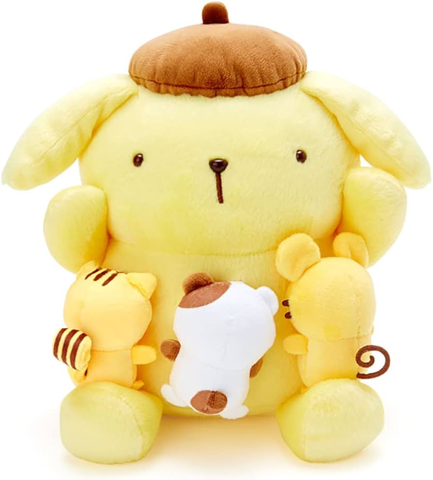 Amazon.co.jp: サンリオ(SANRIO) ポムポムプリン ぬいぐるみ(チーム