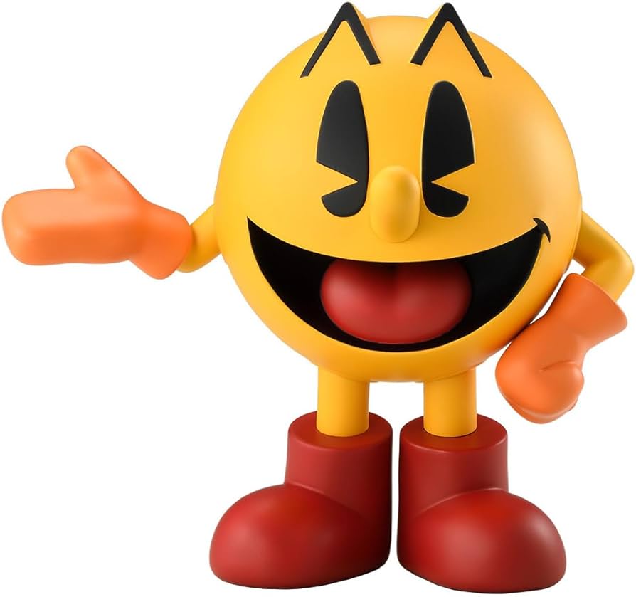 Amazon.com: Pac-Man SoftB Half Soft Vinyl Figure : Toys & Games