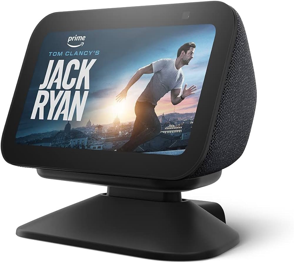 Suporte ajustável para Echo Show 5 (3ª geração) com porta de