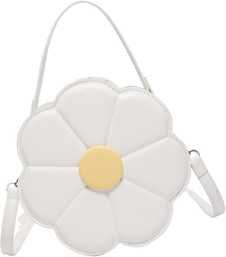 Amazon | GENGENER トレンディな花の形をしたPUレザークロスボディ