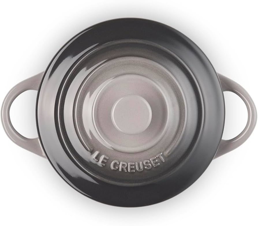 Amazon.com: Le Creuset Stoneware Mini Round Cocotte, 8 oz., Oyster