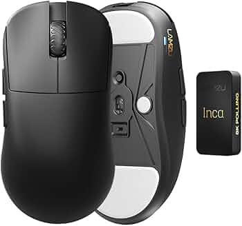 Amazon.co.jp: ラムズ(Lamzu) INCA ゲーミングマウス Black 1セット