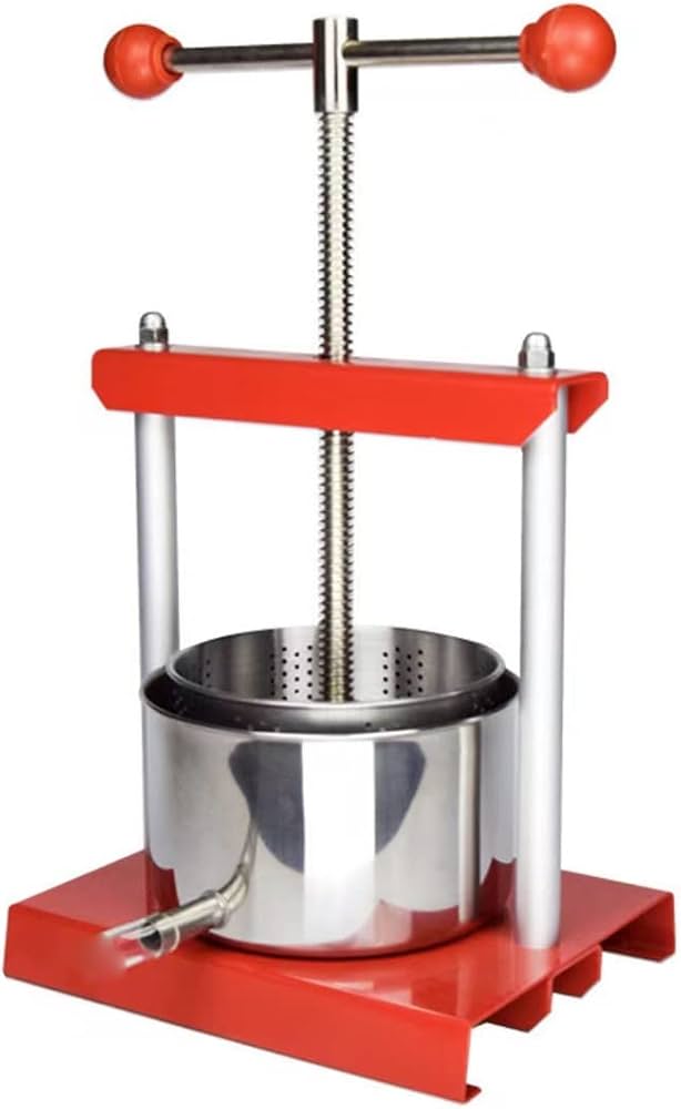 Amazon | ハンドプレスジューサー 手動ジューサー 6L大容量 果汁生搾り