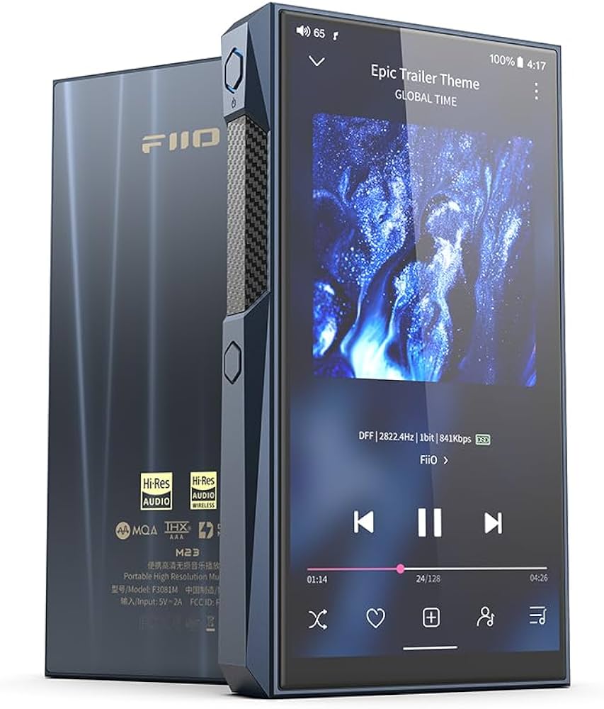 Amazon.com: FiiO M23 Hi-Res MP3 Music Player Android 10 Snapdragon