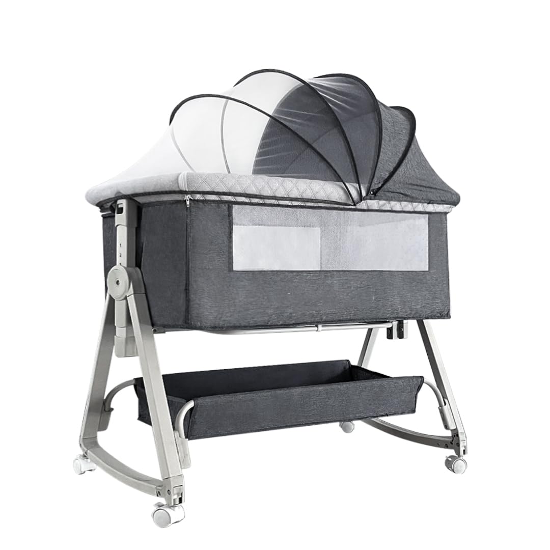 Amazon.co.jp: Kino Linpo ベビーベッド 添い寝 新生児ベッド 乳児用