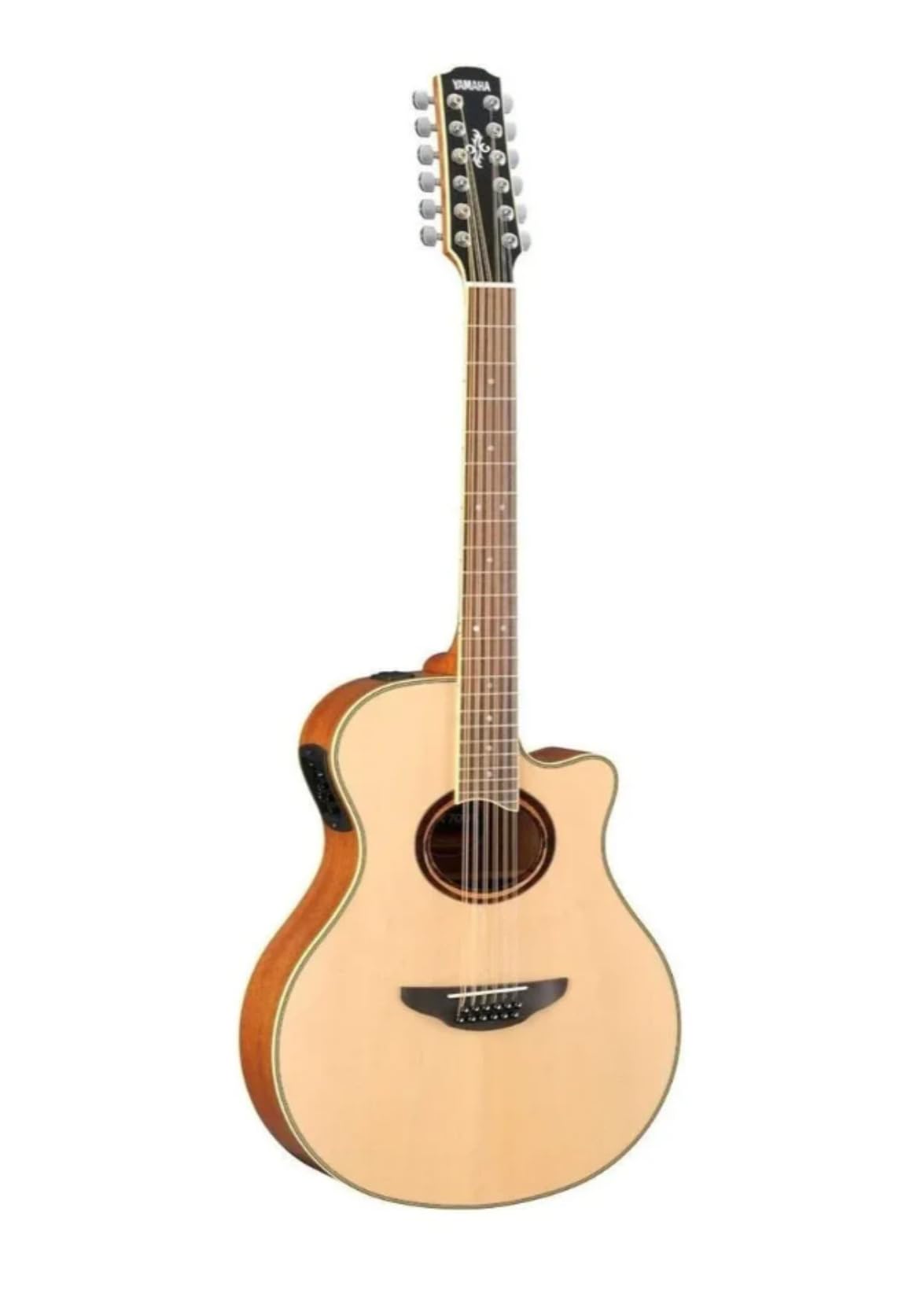 Amazon.com: Yamaha APX700II-12 12-String Thinline Cutaway Acoustic