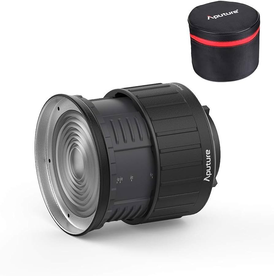 Amazon.com : Aputure Fresnel 2x Attachment with Rotating Barrel
