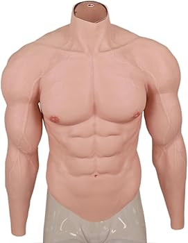 Amazon.co.jp: [Kinnikusutu] シリコン筋肉スーツ ファスナー付き 偽
