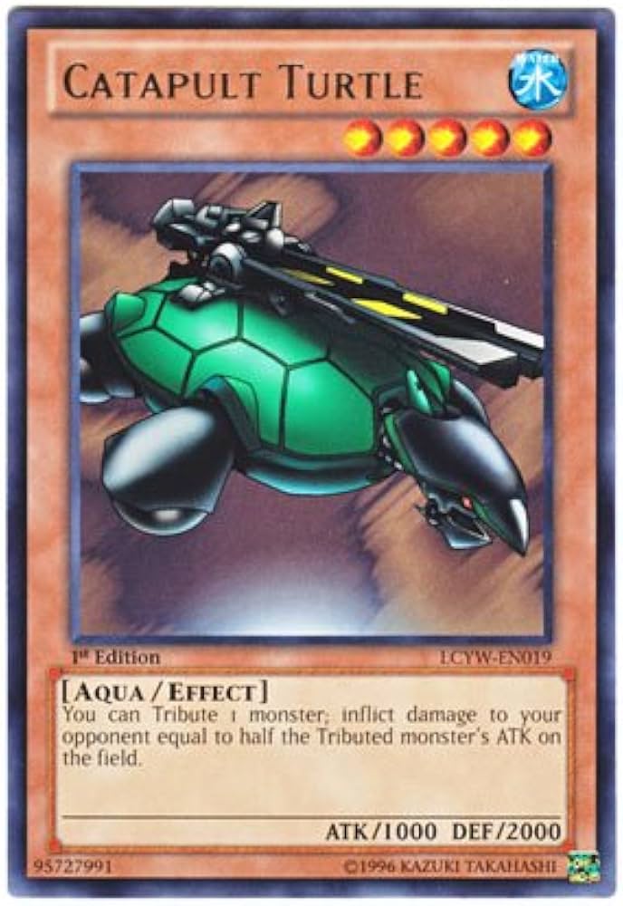Amazon.co.jp: 遊戯王 英語版 LCYW-EN019 Catapult Turtle カタパルト