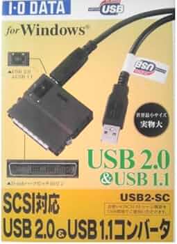 Amazon.co.jp: アイ・オー・データ USB2.0対応 SCSI-USBコンバータ