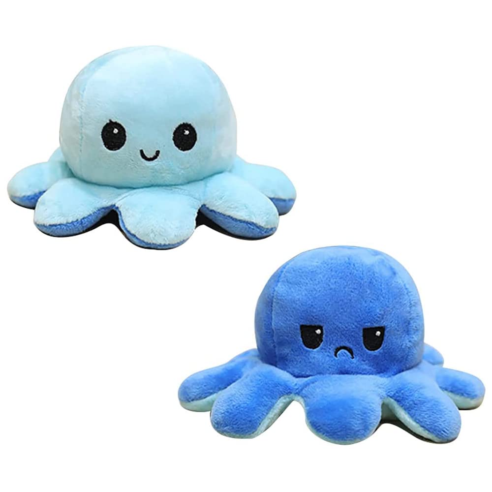 Amazon.co.jp: 可愛い ぬいぐるみ タコ リバーシブルタコ人形の