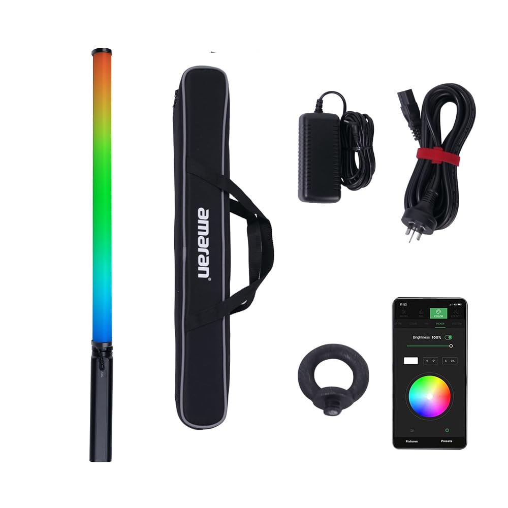 Amazon.com : amaran Tube Light amaran T2c RGBWW LED Video Stick