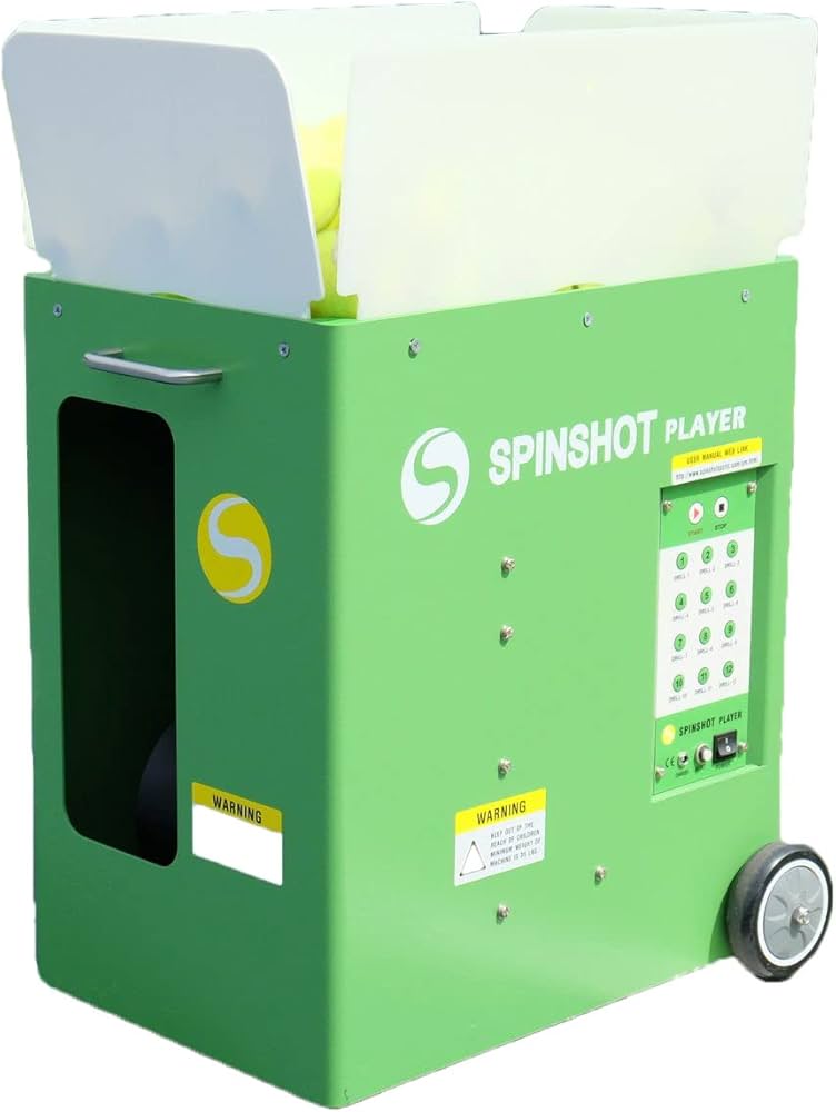 Amazon | テニス球出しマシンSPIN SHOT PLAYER(スピンショット