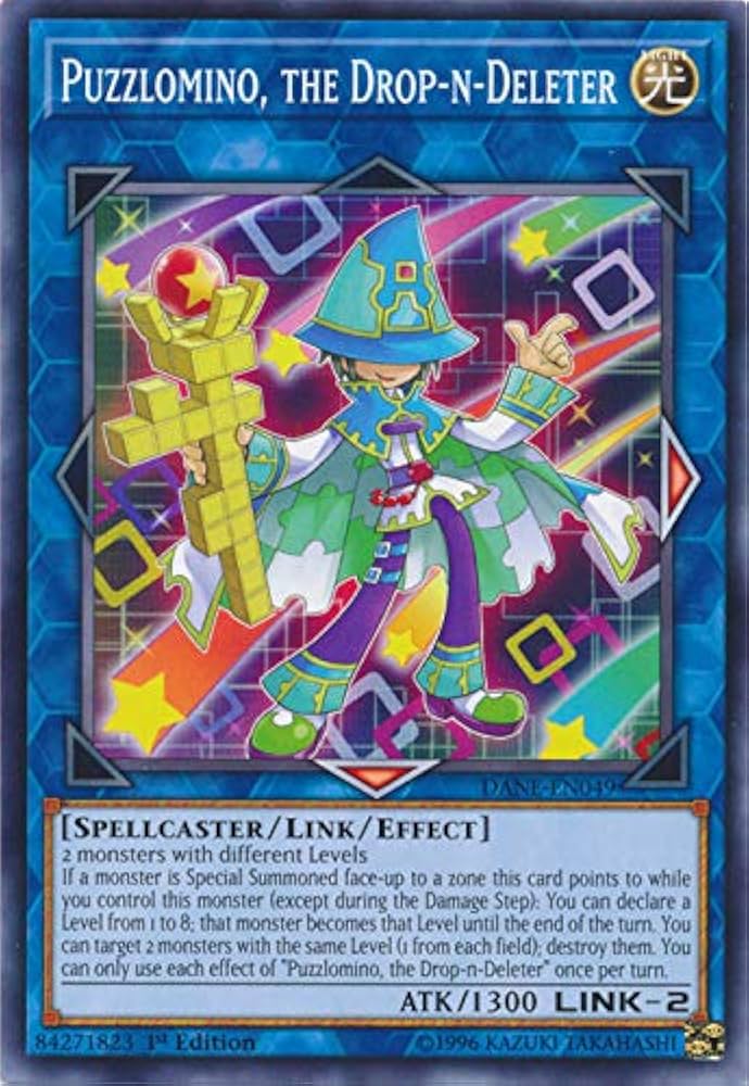 Amazon.com: Yu-Gi-Oh! - Puzzlomino, The Drop-n-Deleter - DANE