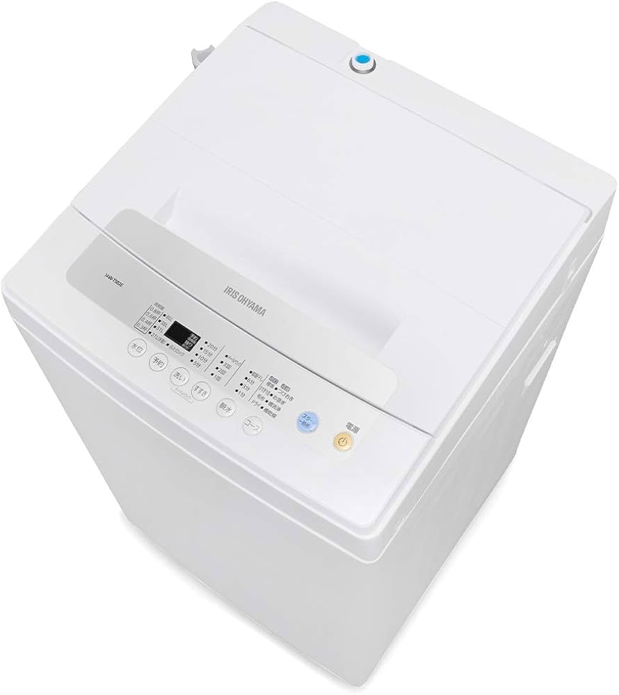Amazon | アイリスオーヤマ 全自動洗濯機 5kg ホワイトシルバー IAW
