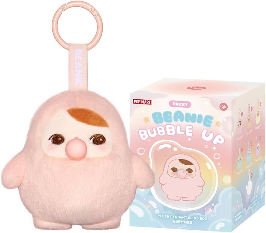 Amazon.co.jp: POP MART PUCKY BEANIE BUBBLE UP シリーズ ぬいぐるみ