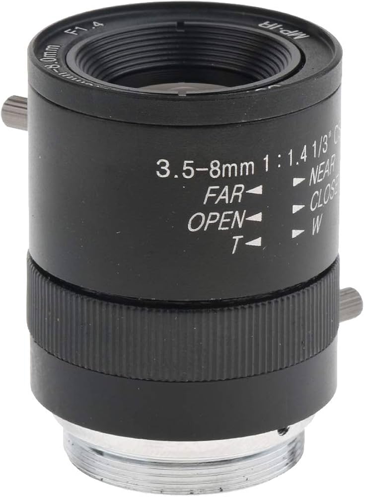 Amazon | gazechimp 防犯カメラ CSレンズ 可変焦点 3.5-8mm マニュアル