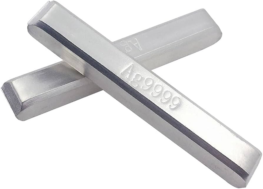 Amazon.co.jp: 1個 10/20/30/40/50G 高純度純度純銀バー シルバー