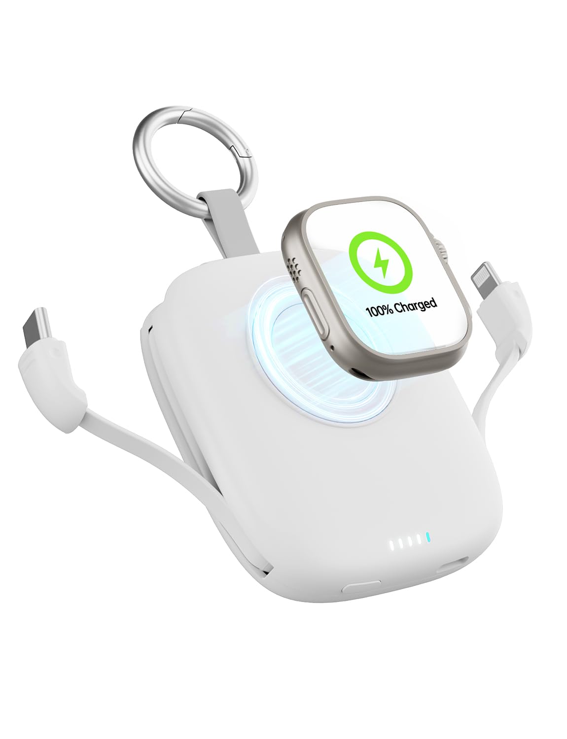 Amazon | 【2025新登場】モバイルバッテリー アップルウォッチ 充電器