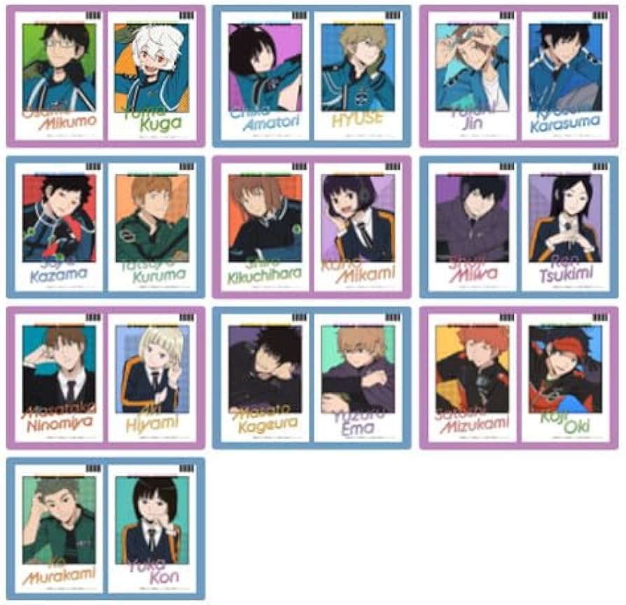 Amazon.co.jp: ワールドトリガー ミニブロマイドコレクション 10パック