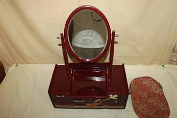 レア品 昭和レトロ D&A YOSHIKAWA 木製 ミニドレッサー小物入れ葡萄