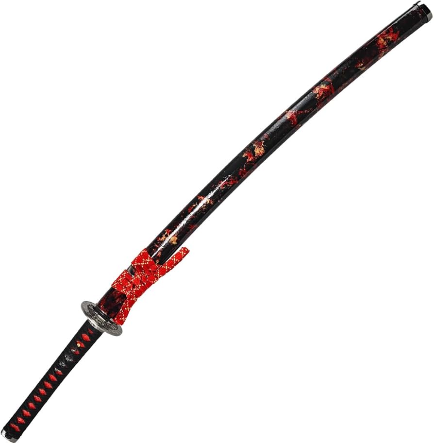 Amazon | しのびや 模造刀 前田慶次郎拵え 大輪鍔 三本杉刃文 (刀・鞘