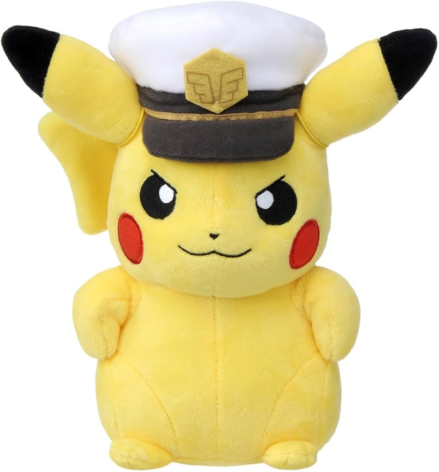 Amazon.co.jp: Pokemon Pokemon Plush Captain Pikachu : Toys & Games