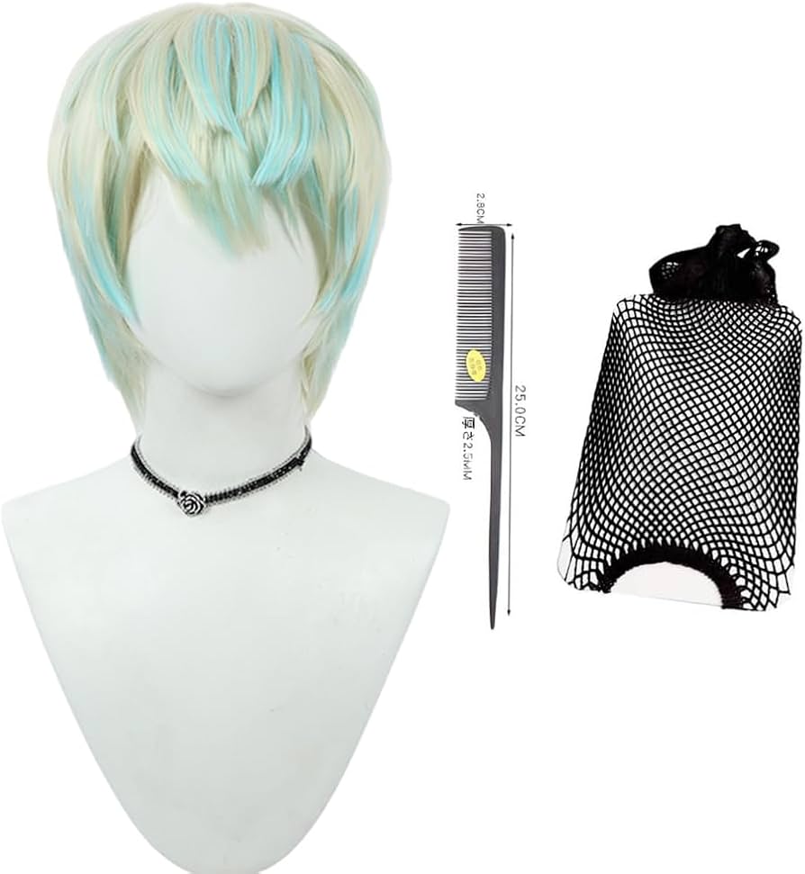 Amazon.co.jp: コスプレウィッグ 緋八マナ 変装用ウィッグ ショート