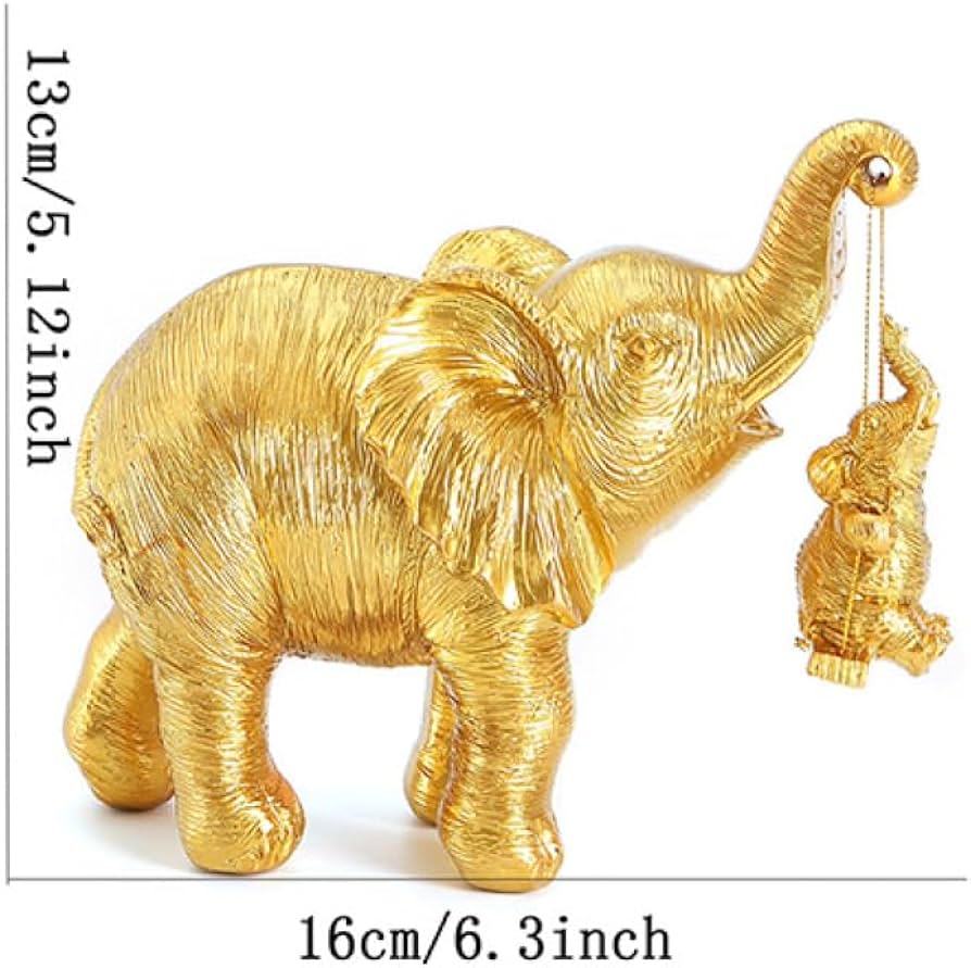 Amazon.co.jp: 象 オブジェ 置物 インド ゾウ 象のオブジェ 開運 様式1