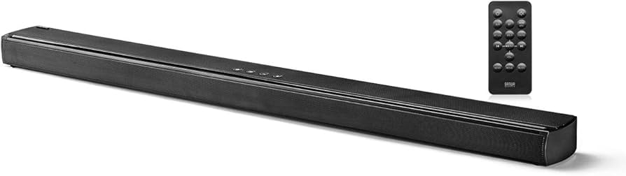 Amazon.co.jp: サンワダイレクト サウンドバー 100W 【高さ4.5cm】電源