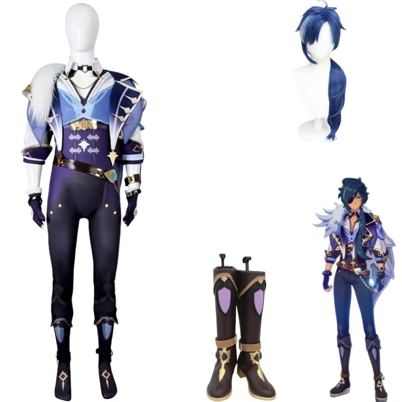 Amazon.co.jp: 原神 ガイア コスプレ 衣装セット ウィッグ/靴 追加可