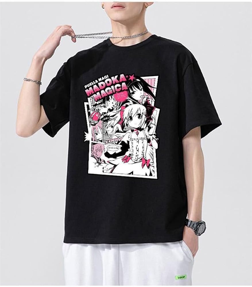 Amazon.co.jp: [小さな店] 魔法少女まどかマギカ Tシャツ 鹿目まどか