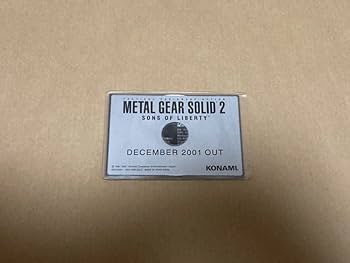 Amazon.co.jp: メタルギアソリッド2 プロモーション用 特製カード型CD