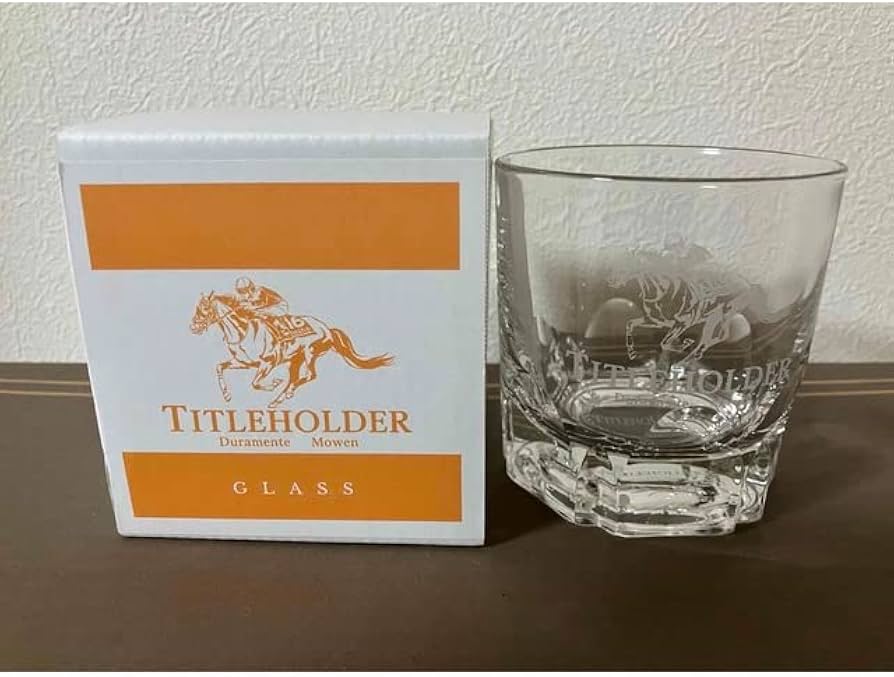 Amazon | タイトルホルダー ウイスキー グラス JRA | ノーブランド品